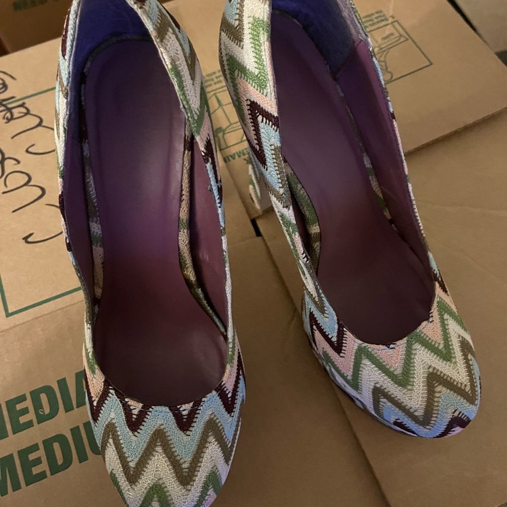 Steve Madden Multicolor Platform Heels